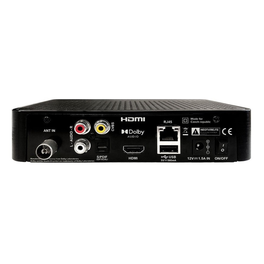 TESLA Electronics - DVB-T2 H.265 (HEVC) Mottagare 12V + fjärrkontroll