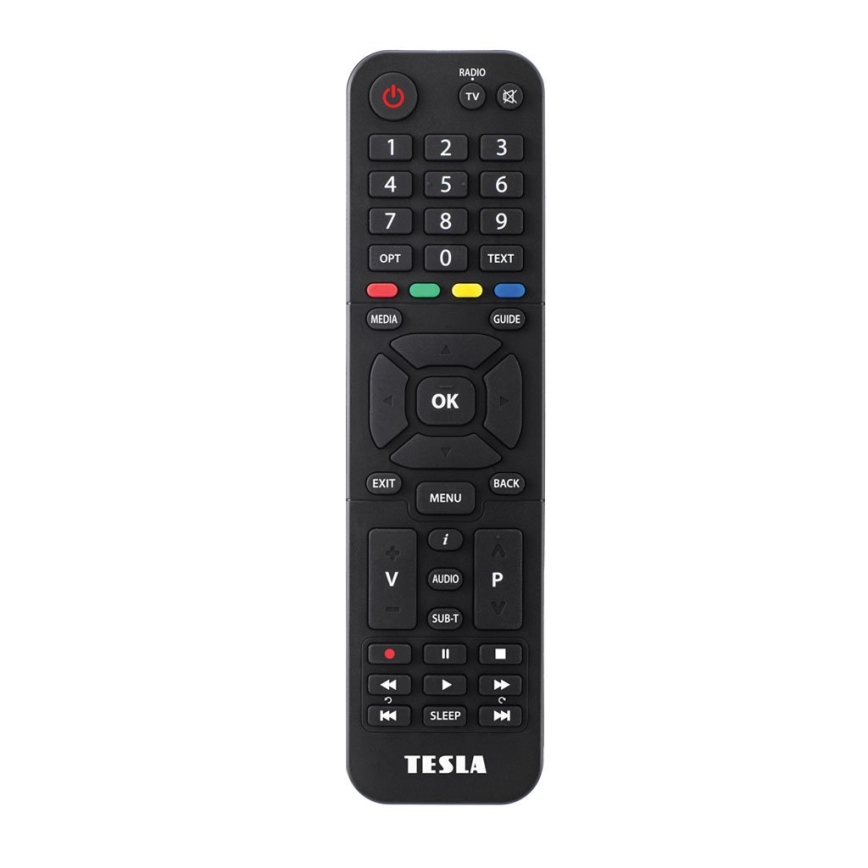 TESLA Electronics - DVB-T2 H.265 (HEVC) Mottagare 12V + fjärrkontroll