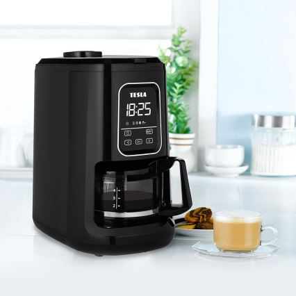 TESLA Electronics - Kaffemaskin med kvarn 2i1 900W/230V