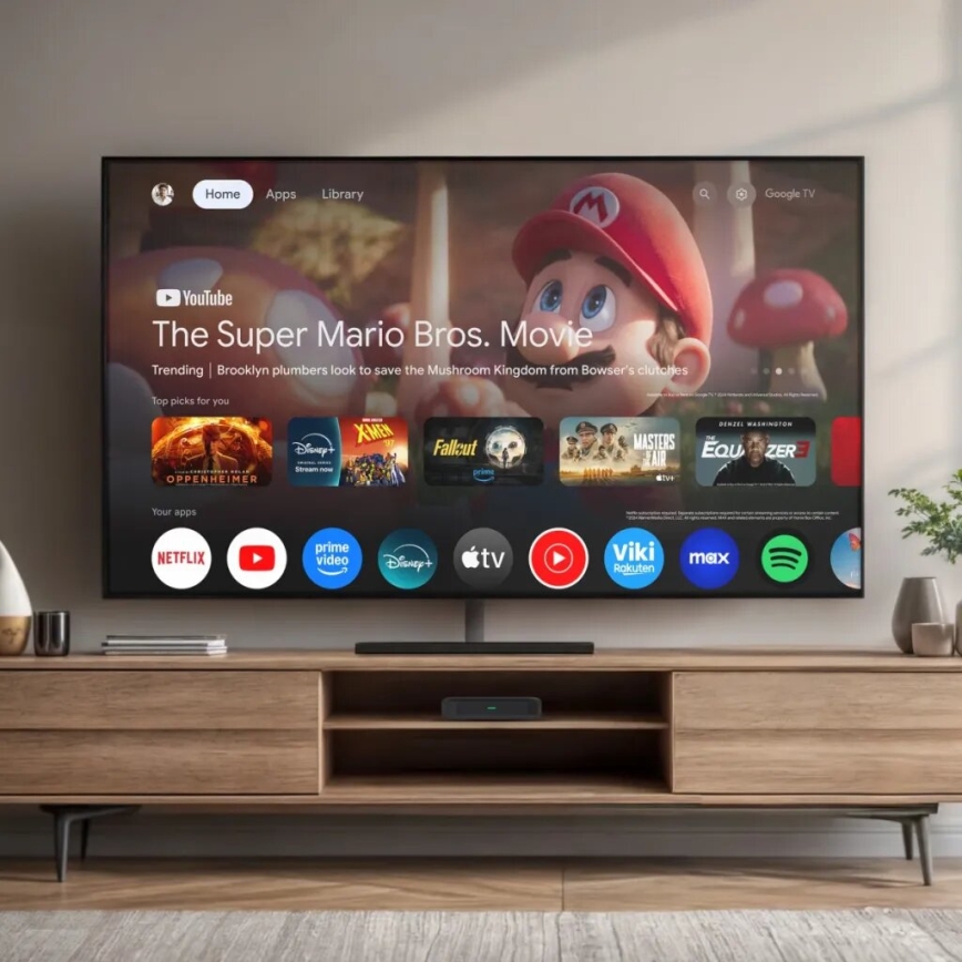 TESLA Electronics MediaBox - UHD multimedia spelare Wi-Fi + fjärrkontroll