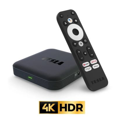TESLA Electronics MediaBox - UHD multimedia spelare Wi-Fi + fjärrkontroll