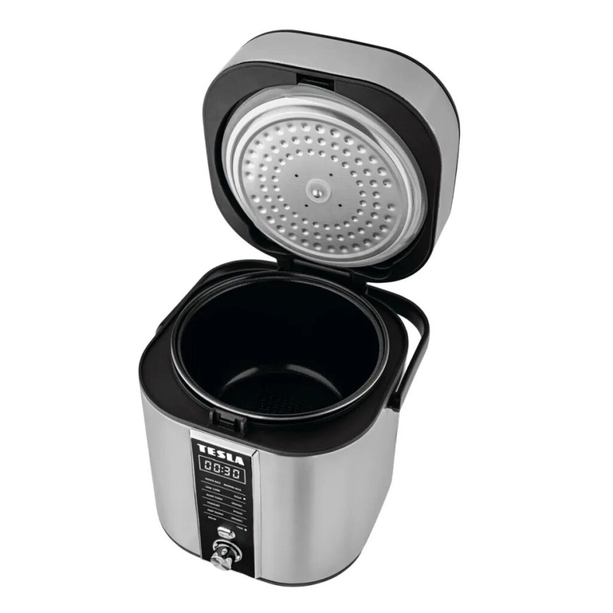 TESLA Electronics MultiCook - Multifunktionell riskokare 2,1 l 400W/230V