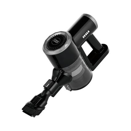TESLA Electronics PureStar - Flexibel sladdlös skaftdammsugare 2i1 150W/2200 mAh svart