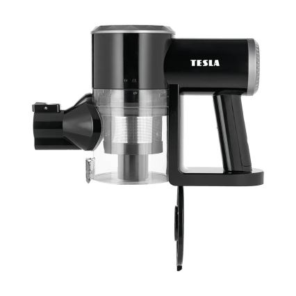 TESLA Electronics PureStar - Flexibel sladdlös skaftdammsugare 2i1 150W/2200 mAh svart