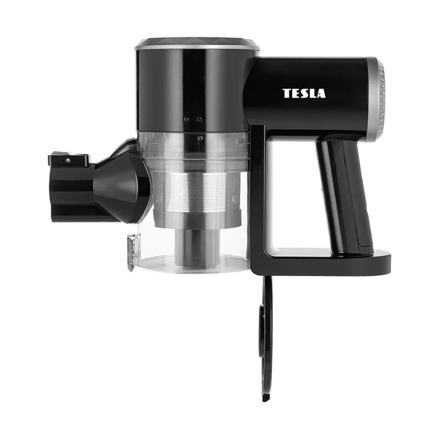 TESLA Electronics PureStar - Flexibel sladdlös skaftdammsugare 2i1 150W/2200 mAh svart