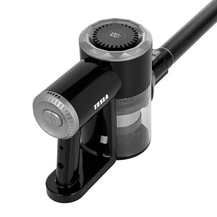 TESLA Electronics PureStar - Flexibel sladdlös skaftdammsugare 2i1 150W/2200 mAh svart