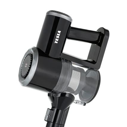 TESLA Electronics PureStar - Flexibel sladdlös skaftdammsugare 2i1 150W/2200 mAh svart