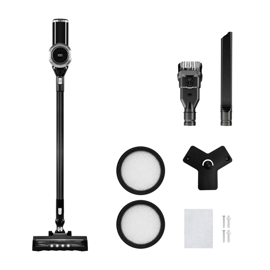 TESLA Electronics PureStar - Stick handdammsugare 2i1 150W/2200 mAh 22,2V svart