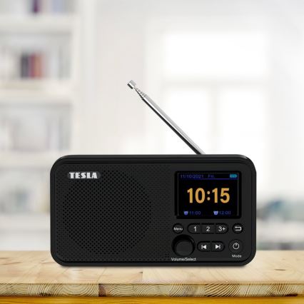 TESLA Electronics - Radio DAB+ FM 5W/1800 mAh svart