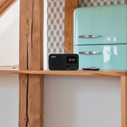 TESLA Electronics - Radio DAB+ FM 5W/1800 mAh svart