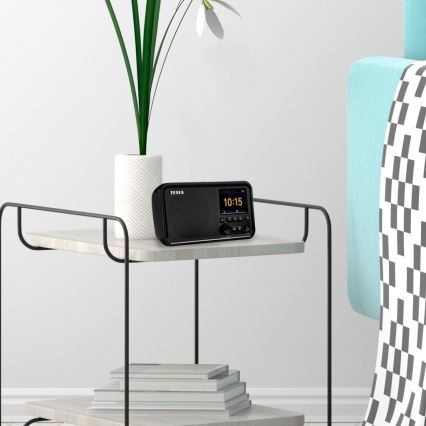 TESLA Electronics - Radio DAB+ FM 5W/1800 mAh svart