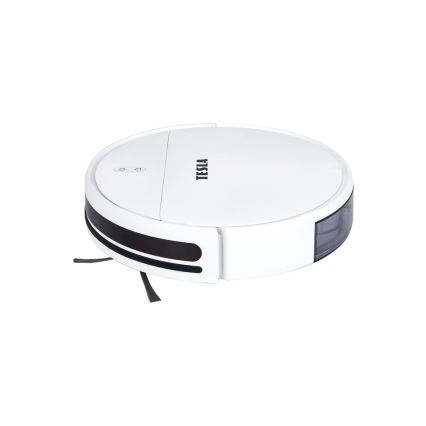 TESLA Electronics RoboStar - Smart robotdammsugare 2i1 2500 mAh Wi-Fi Tuya vit + fjärrkontroll