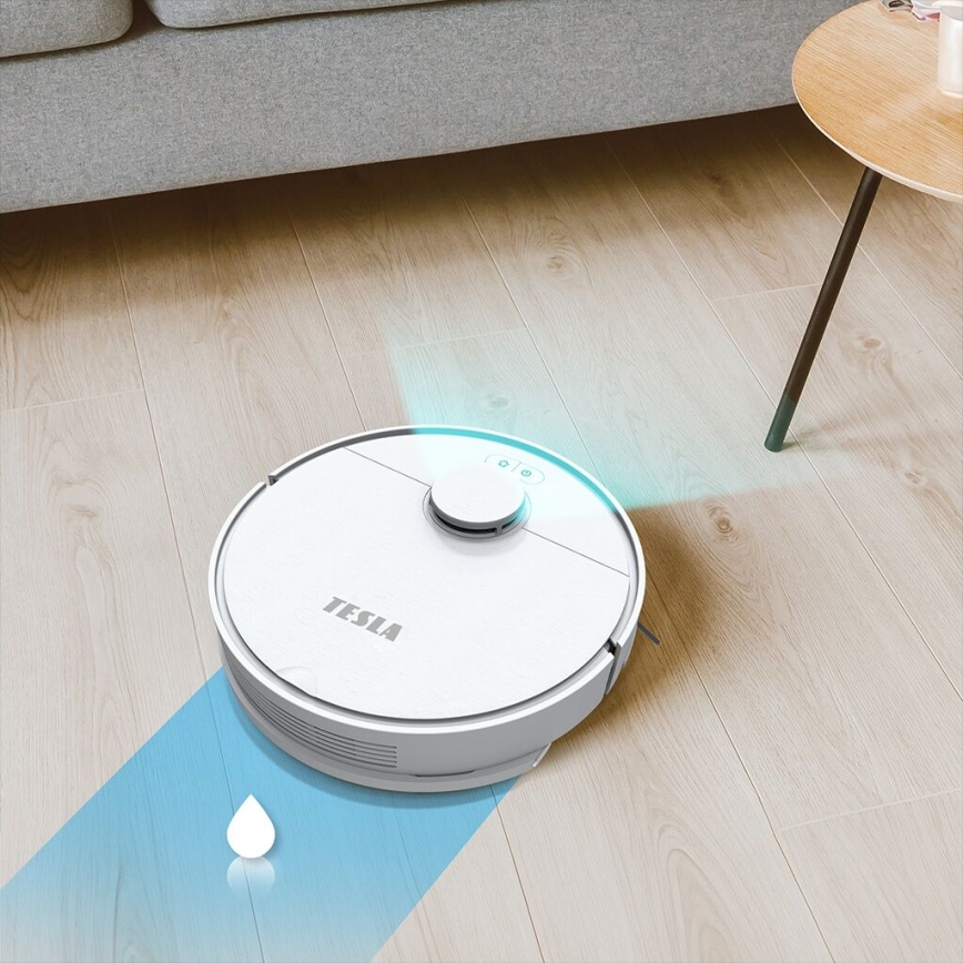 TESLA Electronics RoboStar - Smart robotdammsugare 2i1 2550 mAh Wi-Fi vit