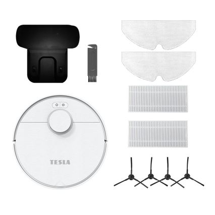 TESLA Electronics RoboStar - Smart robotdammsugare 2i1 2550 mAh Wi-Fi vit