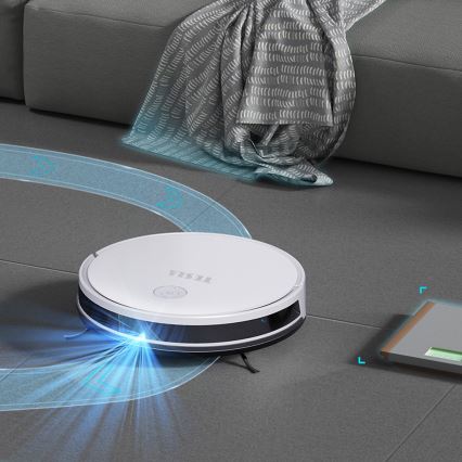 TESLA Electronics RoboStar - Smart robotdammsugare 2i1 2600 mAh Wi-Fi vit + fjärrkontroll