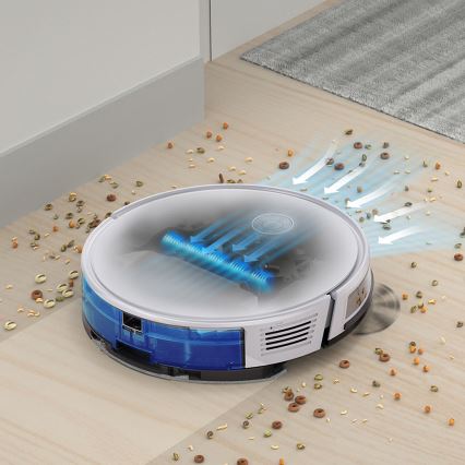 TESLA Electronics RoboStar - Smart robotdammsugare 2i1 2600 mAh Wi-Fi vit + fjärrkontroll