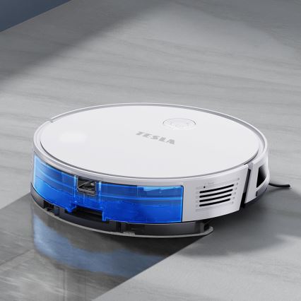 TESLA Electronics RoboStar - Smart robotdammsugare 2i1 2600 mAh Wi-Fi vit + fjärrkontroll
