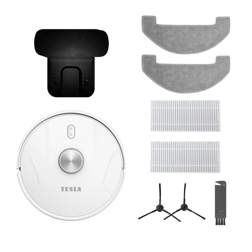 TESLA Electronics RoboStar - Smart robotdammsugare 2i1 2600 mAh Wi-Fi vit