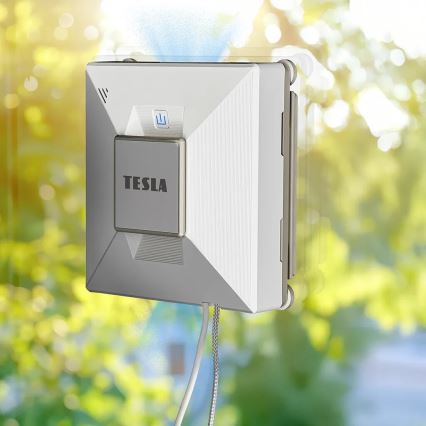 TESLA Electronics RoboStar - Smart fönsterrengörare med vattensprutning 72W/230V/650 mAh Wi-Fi + fjärrkontroll