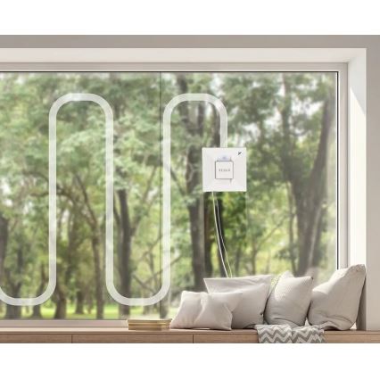 TESLA Electronics RoboStar - Smart fönsterrengörare med vattensprutning 72W/230V/650 mAh Wi-Fi + fjärrkontroll