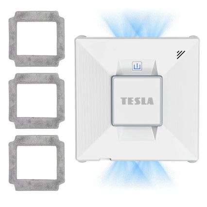 TESLA Electronics RoboStar - Smart fönsterrengörare med vattensprutning 72W/230V/650 mAh Wi-Fi + fjärrkontroll