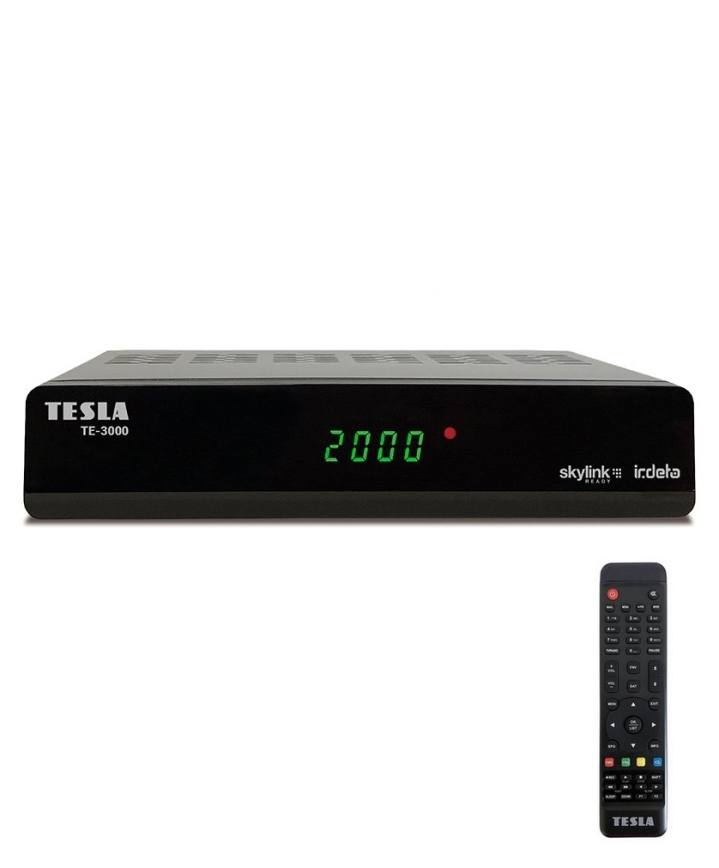 TESLA Electronics - satellitmottagare 2xAAA + fjärrkontroll