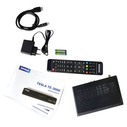 TESLA Electronics - satellitmottagare 2xAAA + fjärrkontroll