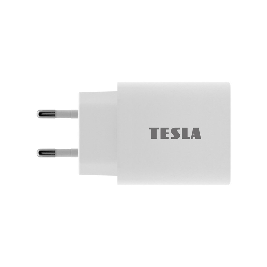 TESLA Electronics - Snabbladdningsadapter Power Delivery 20W vit