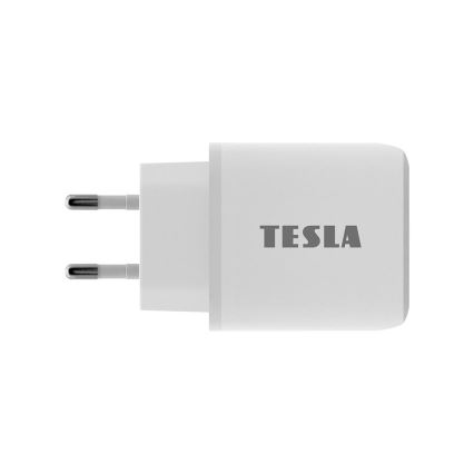 TESLA Electronics - Snabbladdningsadapter Power Delivery 25W vit
