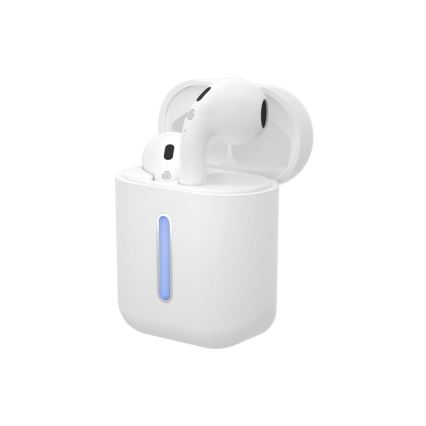 TESLA Electronics - Trådlösa hörlurar vita
