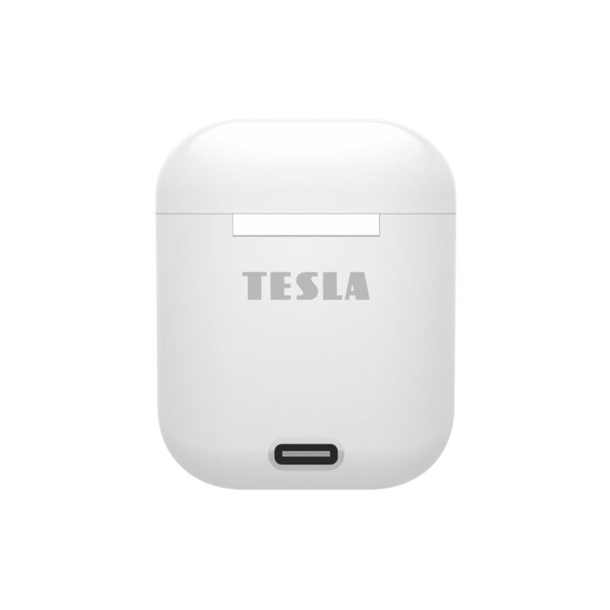 TESLA Electronics - Trådlösa hörlurar vita
