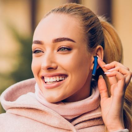 TESLA Electronics - Wireless earphones blå