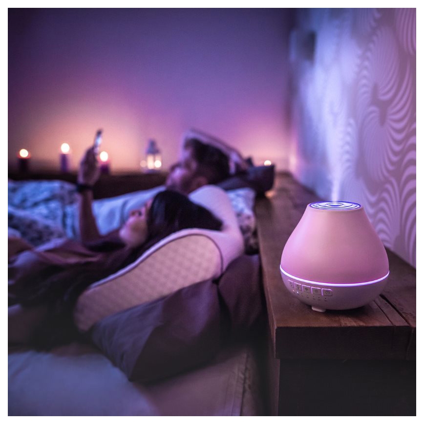 TESLA Smart - LED Smart doftspridare med bakgrundsbelysning LED/ 10W / 24V Wi-Fi