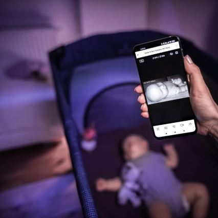 TESLA Smart - Smart kamera 360 Baby Full HD 1080p 5V Wi-Fi rosa