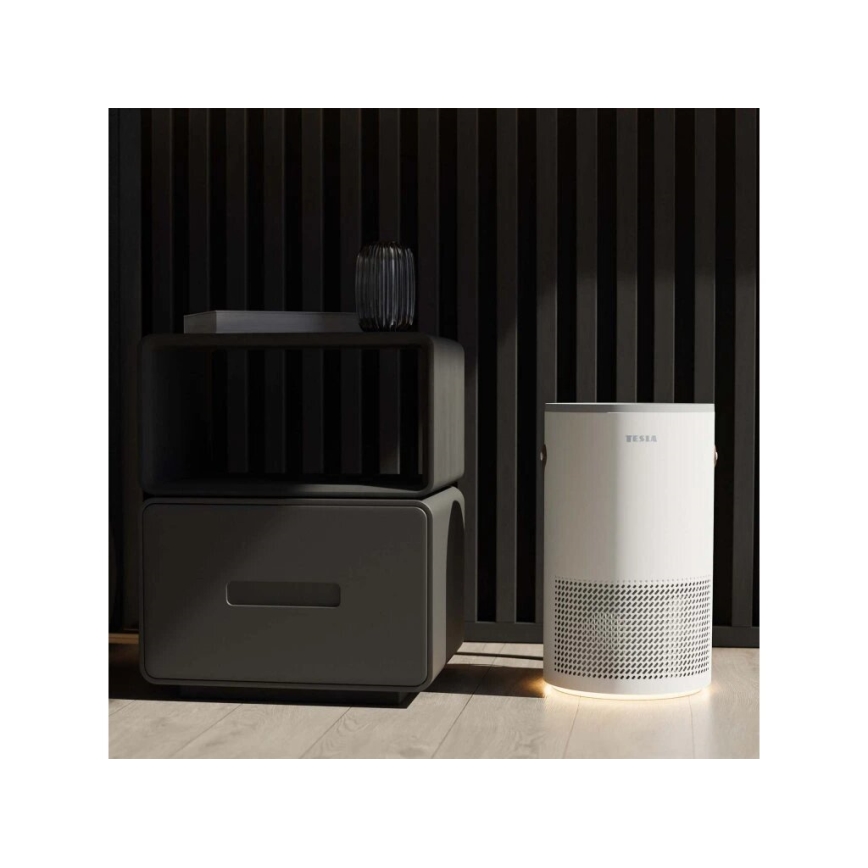 TESLA Smart - Smart luftrenare med ionisering och UV-lampa 48W/230V 300 m³/h Wi-Fi