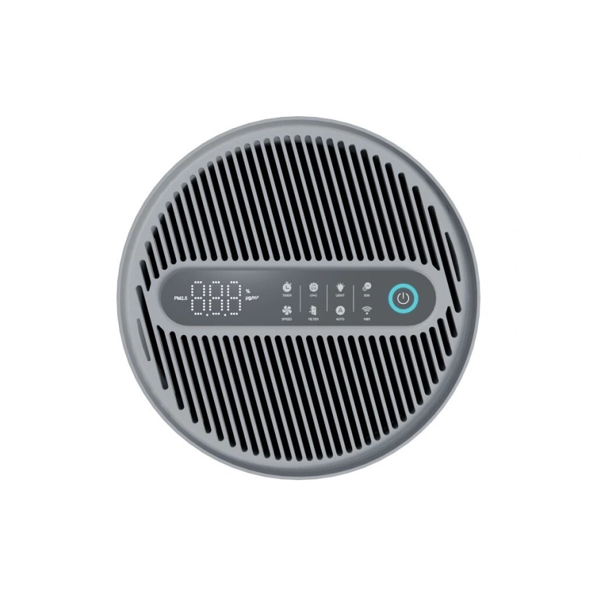 TESLA Smart - Smart luftrenare med ionisering och UV-lampa 48W/230V 300 m³/h Wi-Fi