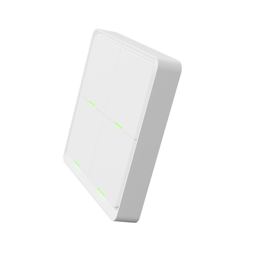 TESLA Smart - Smart trådlös väggbrytare 4P 1xCR2430 ZigBee