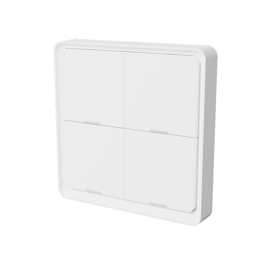 TESLA Smart - Smart trådlös väggbrytare 4P 1xCR2430 ZigBee
