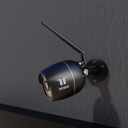 TESLA Smart - Smart utomhuskamera 4MPx 1440p 12V Wi-Fi IP65