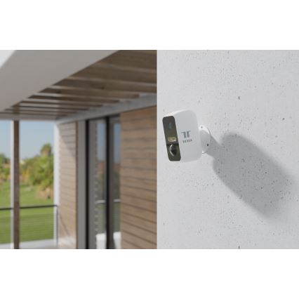 TESLA Smart - Smart utomhuskamera med sensor 2K 1296p 9600 mAh 5V Wi-Fi IP65