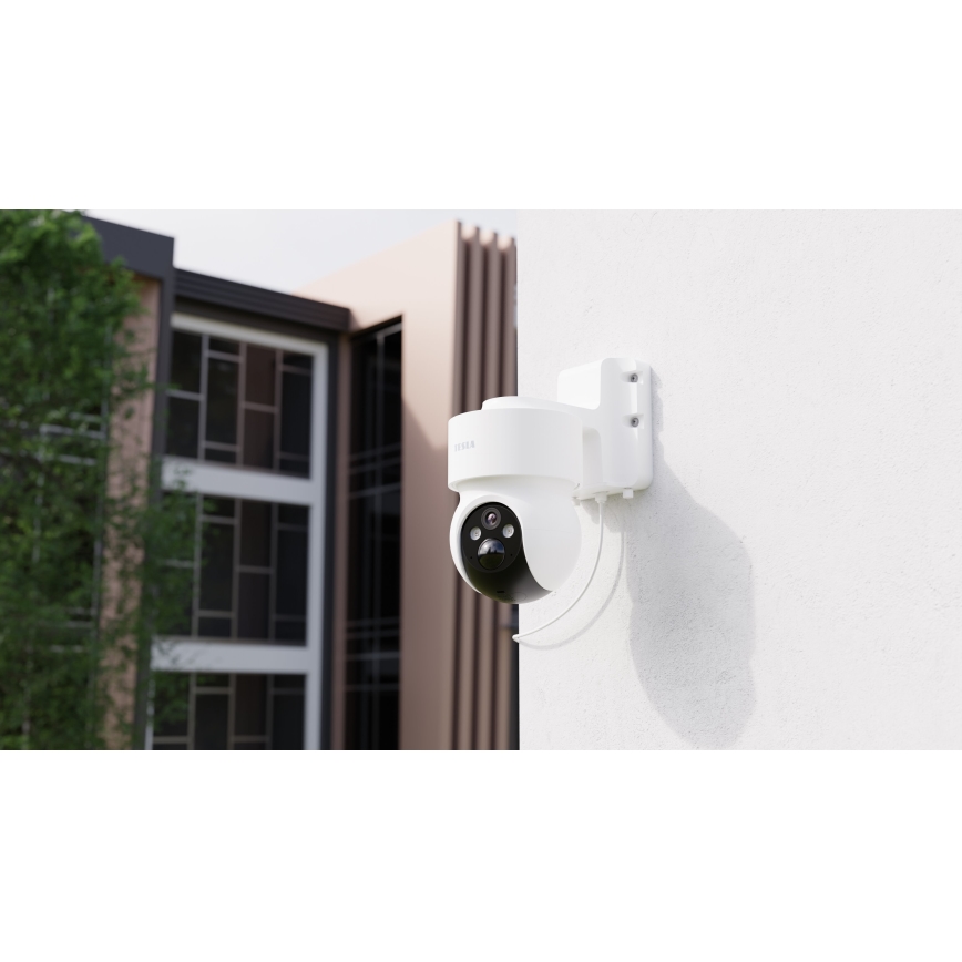 TESLA Smart - Smart utomhuskamera med sensor 360 4G 2K 1296p 9600 mAh 5V IP65