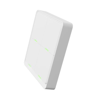 TESLA Smart - Smart trådlös husströmbrytare 4P 1xCR2430 ZigBee