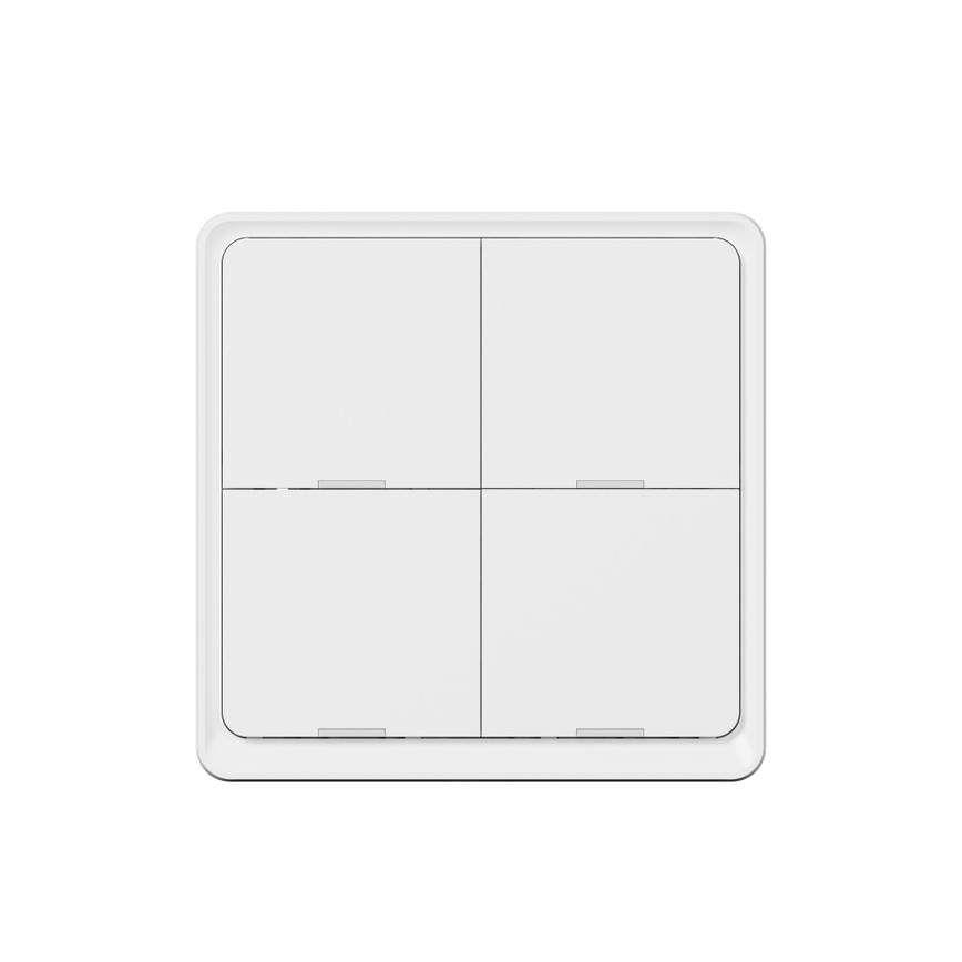 TESLA Smart - Smart trådlös husströmbrytare 4P 1xCR2430 ZigBee