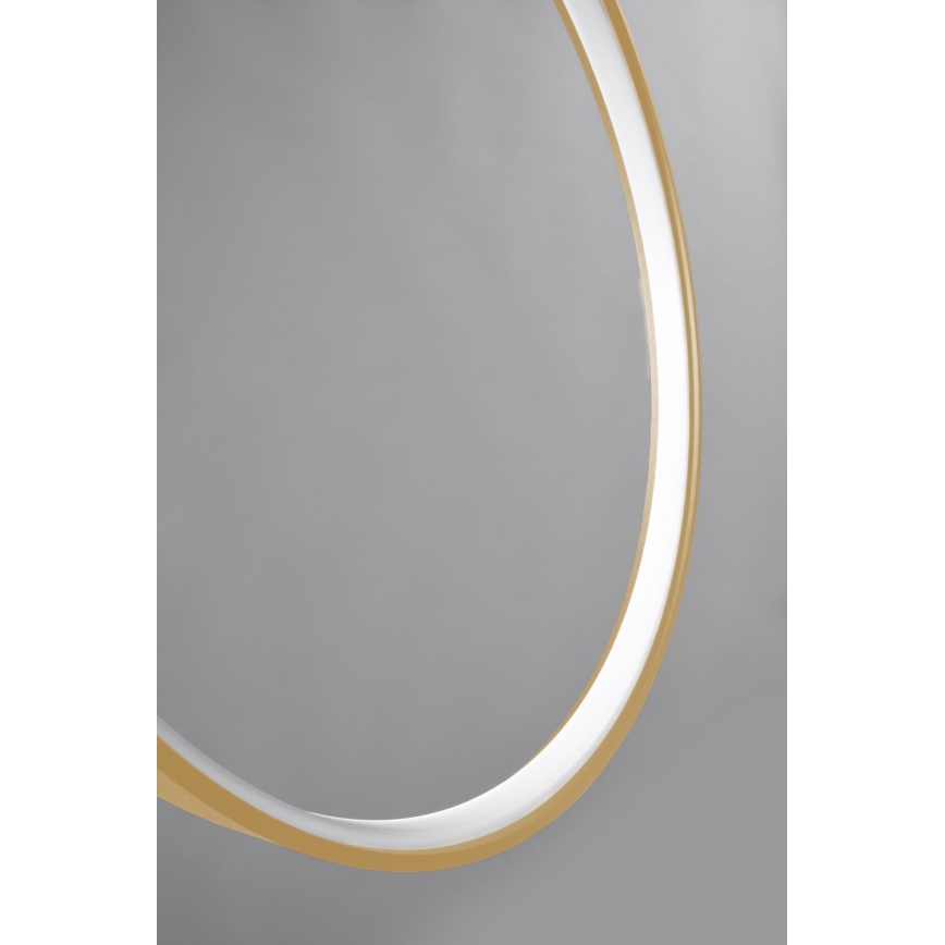 Thoro TH.175 - LED ljuskrona med textilsladd RIO LED/50W/230V CRI 90 3000K diameter 78 cm guld