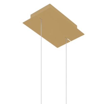 Thoro TH.175 - LED ljuskrona med textilsladd RIO LED/50W/230V CRI 90 3000K diameter 78 cm guld