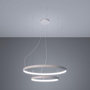 Thoro TH.178 - LED ljuskrona med textilsladd RIO LED/80W/230V CRI 95 4000K vit