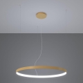 Thoro TH.181 - LED  Ljuskrona med textilsladd RIO LED /50W/230V CRI 95 4000K diameter 78 cm guld