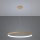 Thoro TH.181 - LED  Ljuskrona med textilsladd RIO LED /50W/230V CRI 95 4000K diameter 78 cm guld