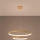 Thoro TH.214 - LED ljuskrona med textilsladd RIO LED/80W/230V CRI 90 3000K guld