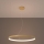 Thoro TH.216 - LED ljuskrona med textilsladd RIO LED/30W/230V CRI 90 3000K diameter 55 cm guld